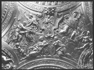 Berlin, Schloss, Paradekammern, Drap d´or Kammer, Deckenrelief, R.: 796.