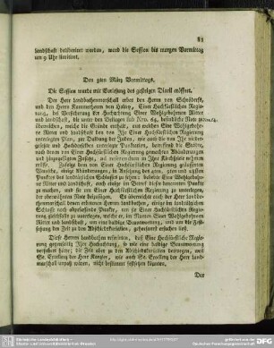 Den 3ten März Vormittags