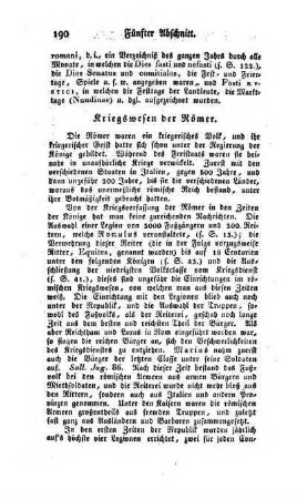 Kriegswesen der Römer