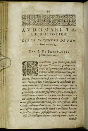 Liber Secundus De Pronunciatione.