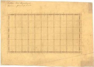 Billing, Hermann; Maximiliansau (Rheinland-Pfalz); Linoleumfabrik - Sparren (Grundriss)