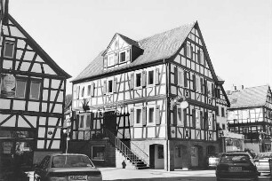 Ehemalige Hofapotheke (Wohnhaus, Fachwerk); Wächtersbach, Obertor 1