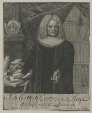 Bildnis des Joh. Gottlob Carpzov