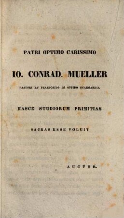 De chorea sancti Viti : diss. inaug. med.