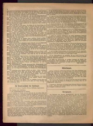Im Hauptausschuß des Landtages