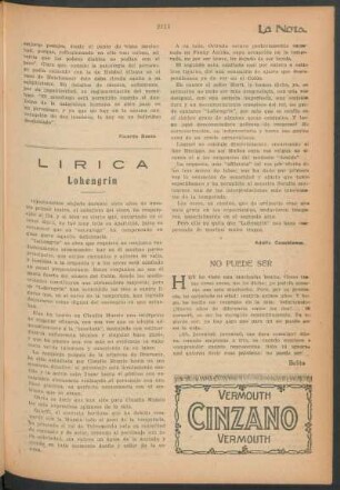 Lírica : Lohengrin