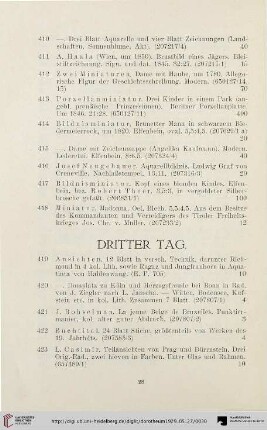 Dritter Tag (Nr. 419-628)
