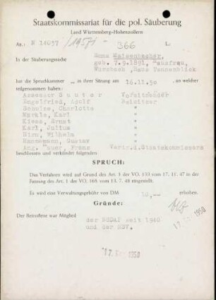 Maisenbacher, Emma