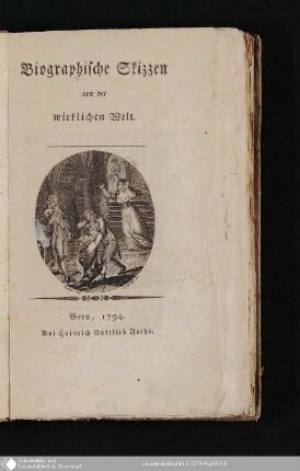 Biographische Skizzen aus der wirklichen Welt