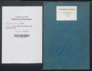 Edikte für Behörden und Gerichte im Herzogtum Kleve und in der Grafschaft Mark, Bd. 4