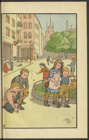 [Kinderspiel auf der Straße]