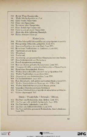 Kinderkleider (Nr. 949-971)