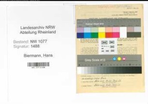 Entnazifizierung Hans Biermann , geb. 20.06.1898 (Polizist)