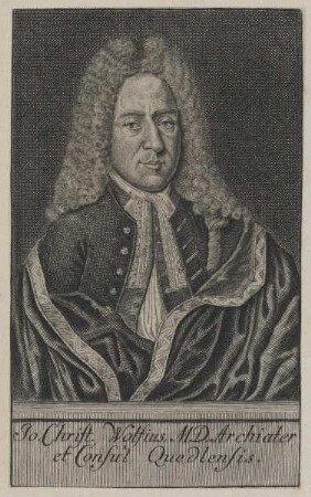 Bildnis des Jo. Christ. Wolfius