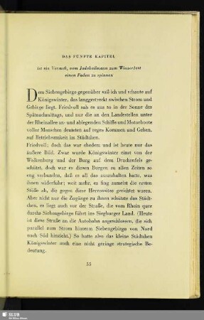 Das Fünfte Kapitel ist ein Versuch, dem Jadebeilmann zum Winzerfest einen Faden zu spinnen