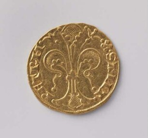 Goldgulden des Papstes Urban V., geprägt in Avignon