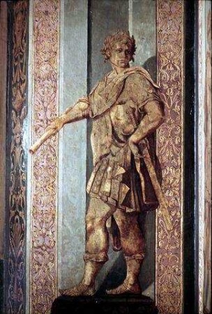 Statuen der zwölf römischen Kaiser von Julius Cäsar bis Domitian (Sockelinschriften zerstört)