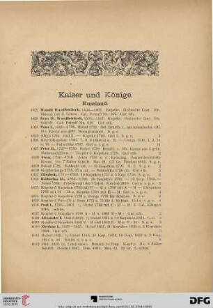 Kaiser und Könige