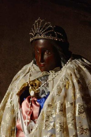 Frankreich. Provence. Bouches du Rhone. Les Saintes Maries de la Mer. Camargue. Kirche. Krypta. Heilige Sara