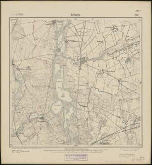 Meßtischblatt 2126 : Köbnitz, 1913 : Köbnitz. - Aufn. 1891, hrsg. 1893, Aufldr. 1913. - 1:25000. - [Berlin]: Reichsamt für Landesaufnahme, 1913. - 1 Kt.