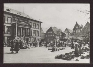 Marktplatz. Detmold. Sammlung Starke