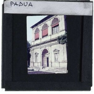 Padua, Loggia e Odeo Cornaro : Ansicht vom Innenhof aus