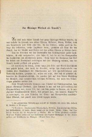 Gewerbe, Industrie und Handel des Meininger Oberlandes in ihrer historischen Entwickelung