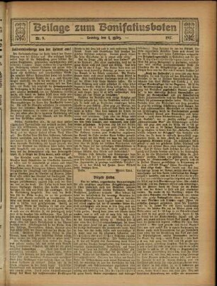 Zweite Ausgabe vom Sonntag, den 04. März 1917.