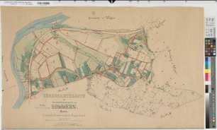 Bommern (Witten), Zusammenlegung eines Teiles der Feldmark von Bommern, Übersichtskarte