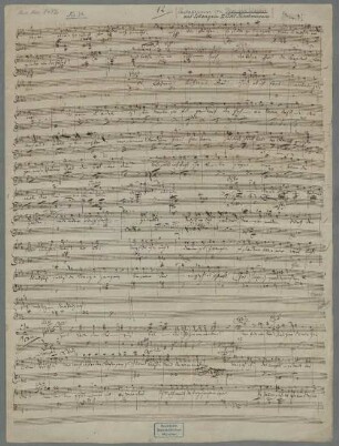 Lohengrin. 2. Akt, Kirchenszene. Fragment - BSB Mus.ms. 8492