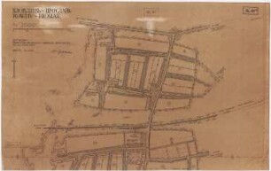 Planung für Plowdiw: Proslaw, Bebauungsplan, Lageplan 1:2000