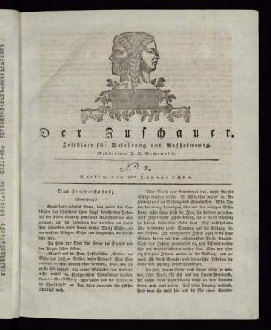 No. 5 - 10. Januar 1822