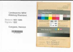 Entnazifizierung Heinrich Cueypers , geb. 14.08.1919 (Polizist)