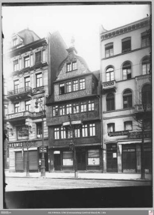 Zeil 30 (jetzt Zeil 88), Zeil 28 (jetzt Zeil 86) und Zeil 26 (jetzt Zeil 84) von Süden