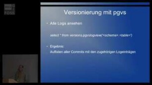 PGVS - Konkurrenzierendes Editieren von PostGIS Layern