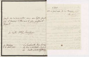 Karoline Luise von Baden an Karoline von Le Fort (ohne Ort)