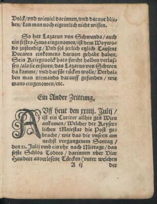 Ein Ander Zeittung.