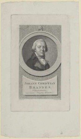 Bildnis des Johann Christian Brandes