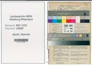 Entnazifizierung Heinrich Jacob , geb. 15.01.1905 (Ingenieur)