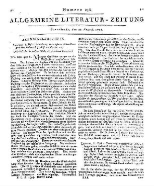 Eyerel, Joseph: Commentar über Stolls Fieberlehre. - Wien : Wappler Bd. 3. - 1791