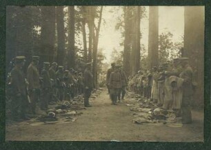 Foto von Soldaten der 2. Kompanie beim Kleiderappell