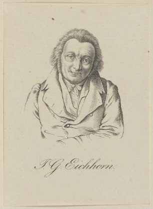 Bildnis des J. G. Eichhorn