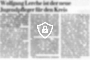 [Name maskiert] ist der neue Jugendpfleger für [Name maskiert]