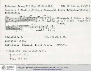 Quartett D-Dur