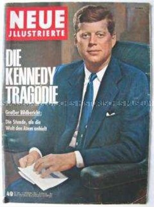 Wochenzeitschrift "Neue Illustrierte" zum Mord an John F. Kennedy