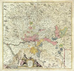 Nova Exactissima Tabula Wetteraviam cum Regionibus Circumjacentibus Exhibens.