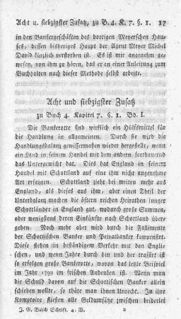 Acht und siebzigster Zusatz zu Buch 4. Kapitel 7. §. 1. Bd. 1.