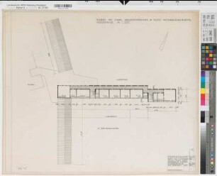 Soest (Soest) Neubau des Staatlichen Archigymnasiums Vorentwurf: Grundriß 2. Obergeschoß 1962 1 : 200 62 x 73 Zeichnung Hochbauamt Soest