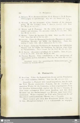 13. Photometrie
