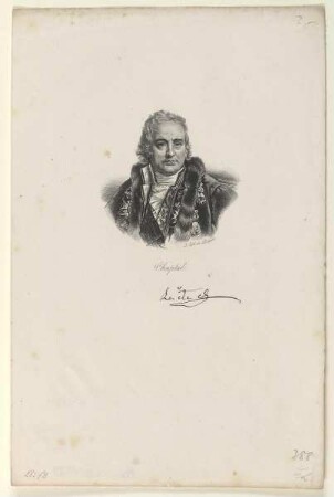 Bildnis des Jean-Antoine-Claude Chaptal
